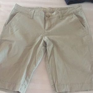 Arizona Jean Company Long Khaki Shorts